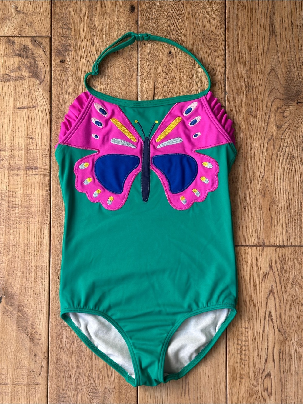 Mini Boden Butterfly Appliqué One Piece Swimsuit size 5-6 - Picture 2 of 8